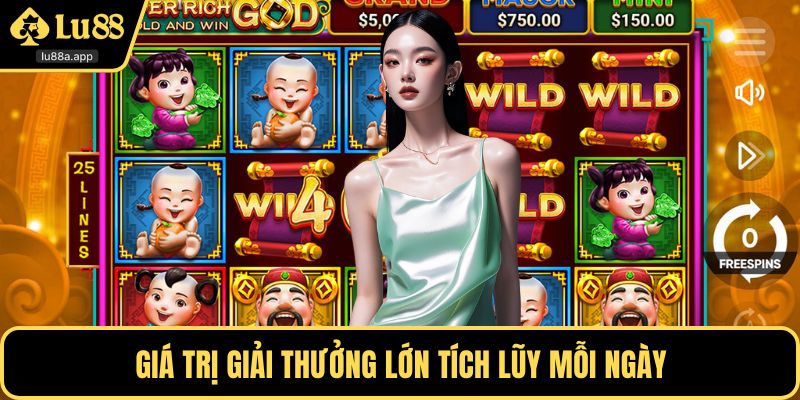 Giá trị giải thưởng lớn tích lũy mỗi ngày