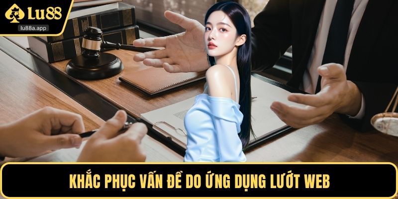 Khắc phục vấn đề do ứng dụng lướt web