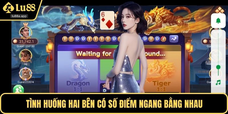Tình huống hai bên có số điểm ngang bằng nhau